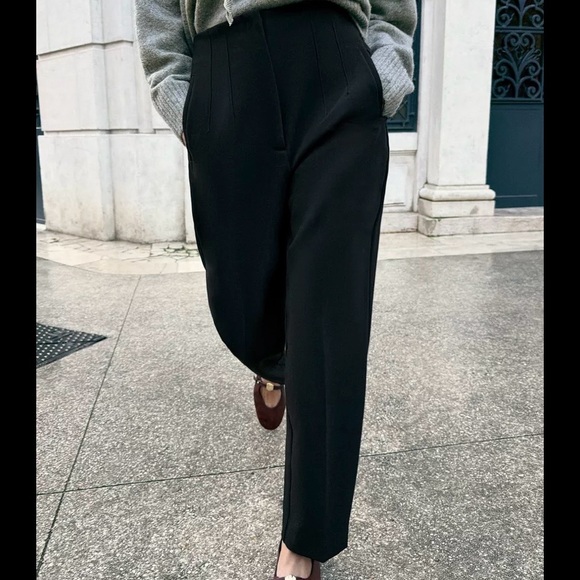 NWT Zara Pants With a High Waist - Picture 5 of 5